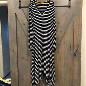Long Sleeve Striped Dress